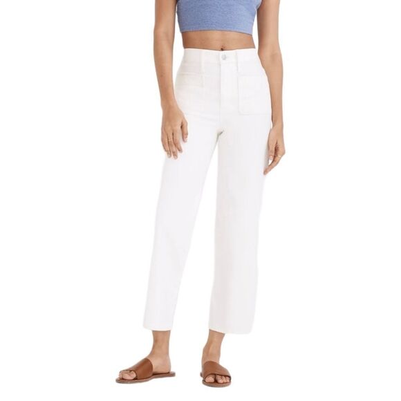 Madewell NWT The Tall Perfect Vintage Wide-Leg Jean Patch Pocket 29 Tall NJ027 - Picture 1 of 14